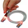 ZVK GmbH EasyLan DualBoot LED savienojošais kabelis RJ-45 tēviņš uz RJ-45 tēviņš 50 cm SFTP CAT 6 zils CS1OBCDCD0005
