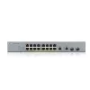 ZyXEL GS1350-18HP-EU0101F Smart Managed Gigabit PoE+ Switch ar 16 PoE+ portiem un 2 SFP augšsaitēm, 250W budžets