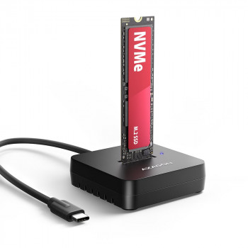 AXAGON ADSA-M2C11L M.2 NVMe SSD dokstacija, USB-C 10Gbps