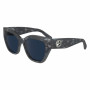 Longchamp LO741S-406 sieviešu saulesbrilles, Havana rāmis, brūns gradienta lēcas, 55mm