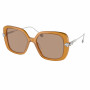 Swarovski sieviešu lielizmēra kvadrātveida saulesbrilles SK0360 01B 5689794 melnas/pelēkā gradienta 56mm