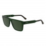 Lacoste vīriešu saulesbrilles L6059SN-301, taisnstūra rāmis Havana, brūnas lēcas, 56mm