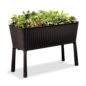 KETER Easy Grow Rattan Waves brūns