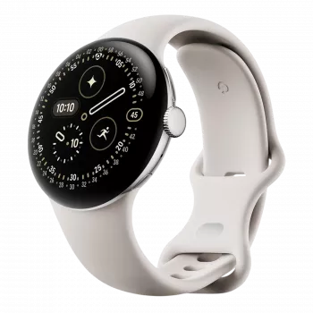 Google Pixel Watch 4 - 41 mm - Alumīnijs sudrabaini pulēts (GA10830-EU)