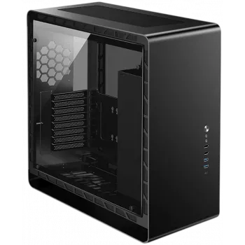 Jonsbo UMX6S E-ATX Midi-Tower, rūdītā stikla - melns