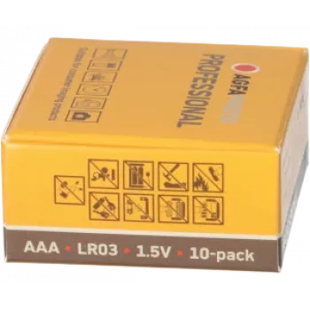 AgfaPhoto Professional Micro (AAA) baterija sārma-mangāna 1,5 V 10 gab. (110-853468)