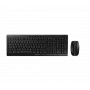 CHERRY Stream Desktop tastatūra ar peli, RF bezvadu, melna, beļģu
