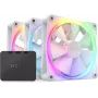NZXT F120 RGB 120mm ARGB Reverse Blade Triple Pack - Balts