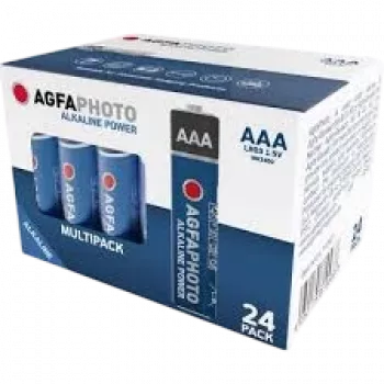 AgfaPhoto Power LR03 Micro (AAA) baterija, sārma-mangāna, 1,5 V, 24 gab. (110-819938)