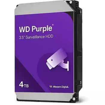 Iekšējais HDD Western Digital violeta 4 TB 5400 RPM 128 MB 3.5 collu Serial ATA III