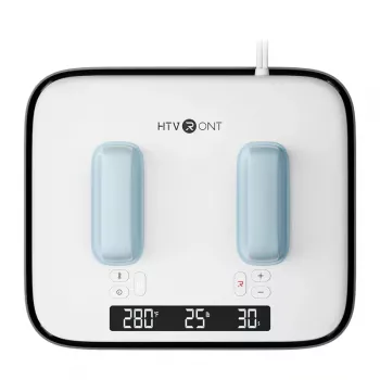 HTVRONT H10 HPS07 manuālā termoprese, 12×10 collas, gaiši zila