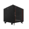 IT-BUDGET SRK 19 collu tīkla skapja komplekts, 12U, 600 × 600 mm, melns, 99ITB19SRK1266GSM