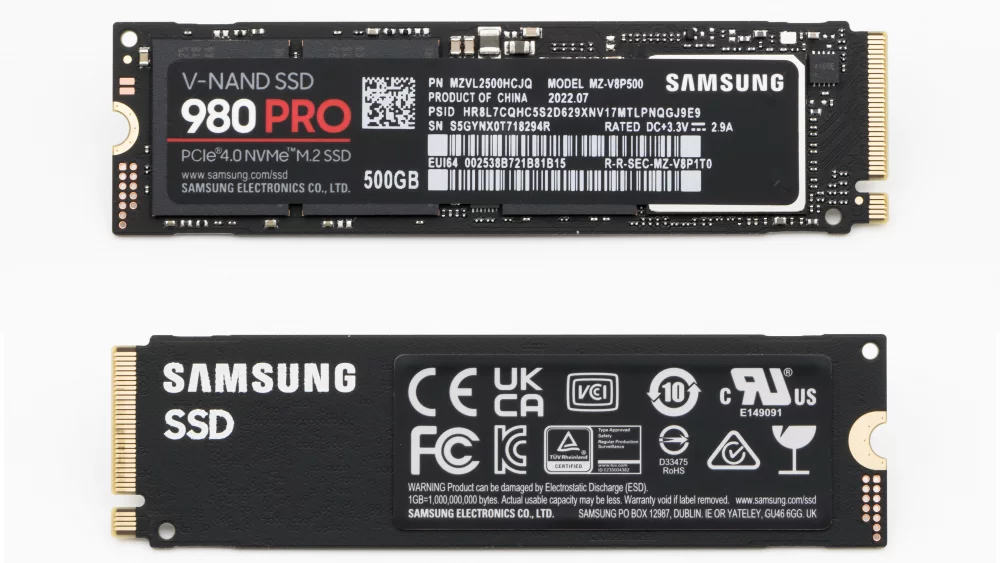 Samsung M.2 NVMe SSD